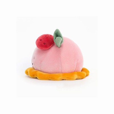 Jellycat Pretty Patisserie Dome Framboise Australia | 093425DHV